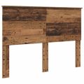 vidaXL Rám postele Staré drevo 140 x 190 cm Masívne borovicové drevo