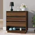 vidaXL Komoda hnedý dub 70x41x75 cm spracované drevo