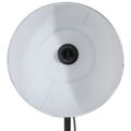 vidaXL Podlahová lampa 25 W čierna 30x30x90-150 cm E27