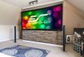 ELITE SCREENS plátno v pevném rámu prohnuté 150" (381cm)/ 16:9/ 186,8×332,1cm/ gain 1.1/ CineWhite/ rám 9cm Projekcní plátno, v pevném rámu, prohnuté, 150", 381cm, 16:9, 186,9x332cm, Gain 1,1, CineWhite, rám cerný, 6cm