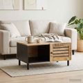 vidaXL Konferenčný stolík Prírodná 80 x 50 x 40 cm Masívne mango drevo