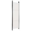 vidaXL 5-panelový paraván biely 250x180 cm
