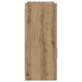 vidaXL Servírovacia skriňa Dub artisan 98,5 x 33 x 80 cm