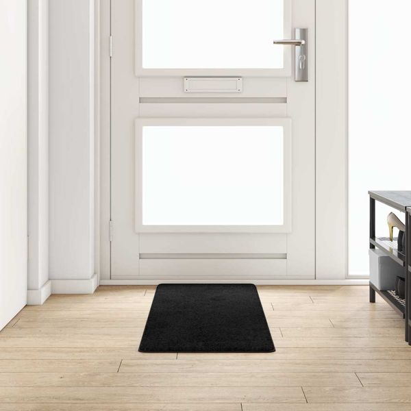vidaXL Behúň koberec Čierna 50 x 150 cm 100% Polypropylén Tuft