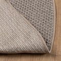 vidaXL Koberec do interiéru LUGO Krémová a taupe Ø 200 CM Polyester