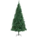 vidaXL Umelý vianočný stromček Zelená 300 cm PVC, kov a plast