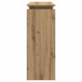 vidaXL Konzolový stolík Artisan Dub 102x30x80 cm Konštruktérske drevo