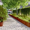 vidaXL Obrubník trávnika 10 pcs 25 x 103 cm Poveternostne odolná oceľ