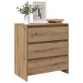 vidaXL Komoda dub artisan 70x41x75 cm spracované drevo