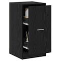 vidaXL Lekárenský kabinet Čierny dub 40 x 41 x 77.5 cm
