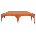 vidaXL Prístrešok na párty 575 x 288 x 245 cm Oranžová Oxfordská látka