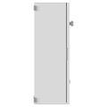 vidaXL Ovládacia skriňa Sivá 57 x 24,5 x 70 cm ABS plast