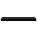 vidaXL Plávajúce nástenné police 2ks, lesklé čierne 90x23,5x3,8cm, MDF