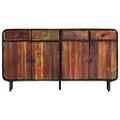 vidaXL Komoda masívne recyklované drevo 140x35x76 cm