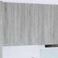 vidaXL Závesná skrinka Sivý Sonoma 80 x 31 x 100 cm Kompozitné drevo