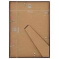 vidaXL Fotorámiky na stenu alebo stôl 10 ks bronzové 18x24 cm MDF