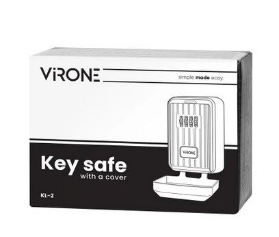 Lockbox bezpečnostná schránka na kľúče VIRONE KL-2, mechanický zámok Lockbox bezpečnostní schránka na klíče VIRONE KL-2, mechanický zámek
