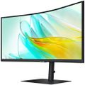 Samsung ViewFinity/S65UC/34"/VA/3440x1440/100Hz/5ms/Black/3R LED monitor, prohnutý, 34", VA, 3440×1440, 21:9, 100Hz, 5ms, 350cd/m2, 3000:1, HDMI, DisplayPort, 3× USB, USB-C, LAN, repro, VESA