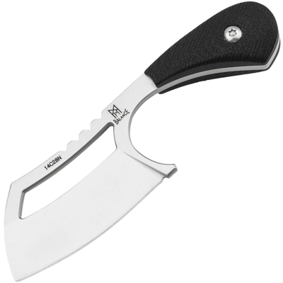 Midgards Messer 02MG002 Ratatosk nôž na krk 5,5 cm, čierna, G10, puzdro Kydex