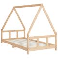 vidaXL Rám detskej postele 90x190 cm masívna borovica
