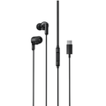 XO drôtové slúchadlá EP84 USB-C čierne