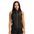 Dámska bežecká vesta Pulse X Black - GymBeam, veľkosť S