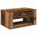 vidaXL Konferenčný stolík Staré drevo 80 x 50 x 40 cm Kompozitné drevo
