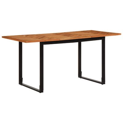 vidaXL Jedálenský stôl 160x80x75 cm, akáciový masív