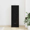 vidaXL Highboard Čierny dub 36 x 35.5 x 103.5 cm Kompozitné drevo