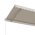 vidaXL Automaticky zaťahovacia markíza 600x350 cm krémová