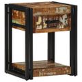 vidaXL Nočný stolík Viacfarebný 40 x 35 x 50 cm Masívne obnovené drevo