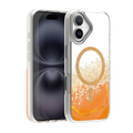 Puzdro Epoxy Mag pre iPhone 16 6,1" oranžová