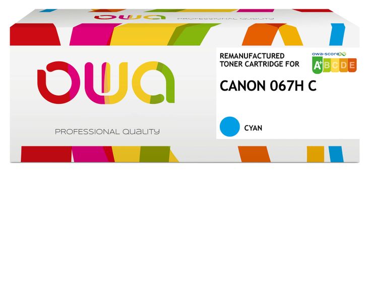OWA Armor toner kompatibilný s Canon CRG-067H C, 2350st, modrá/cyan