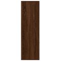 vidaXL Knižnica hnedý dub 98x30x98 cm