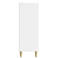 vidaXL Servírovacia skriňa Biela s vysokým leskom 66 x 34,5 x 95 cm
