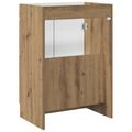 vidaXL Kúpeľňová skrinka pod umývadlo Dub artisan 78,5 x 37,5 x 81 cm