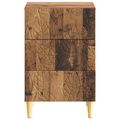vidaXL Nočný stolík Staré drevo 43 x 39,5 x 66,5 cm Kompozitné drevo