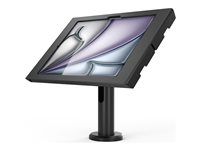 Black - Montážna sada (stojan, kryt) - odkrytá predná/zadná kamera a senzory - pre tablet - uzamykateľný - kovový rám - čierna - veľkosť obrazovky: 8" - montáž na stenu - pre Apple 13-inch iPad Air (M2, M3)