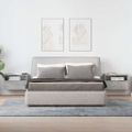 vidaXL Nástenné nočné stolíky 2 ks betónovosivé 45x26x28,5 cm