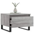 vidaXL Konferenčné stolíky 2 ks sivé sonoma 50x46x35 cm kompoz. drevo