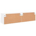 vidaXL TV nástenné skrinky 2 ks biele 60x30x30 cm kompozitné drevo