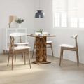 vidaXL Bistro stolík údený dub 60x60x75 cm spracované drevo