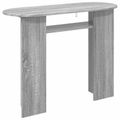 vidaXL Konzolový stôl Sivá sonoma 100 x 39,5 x 75 cm Kompozitné drevo