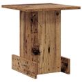vidaXL Koncový stôl Staré drevo 35,5 x 35 x 40 cm Kompozitné drevo