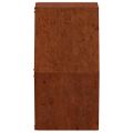 vidaXL Nástenné kvetináče 2 ks, hrdzavé, cortenová oceľ 30x10x25 cm