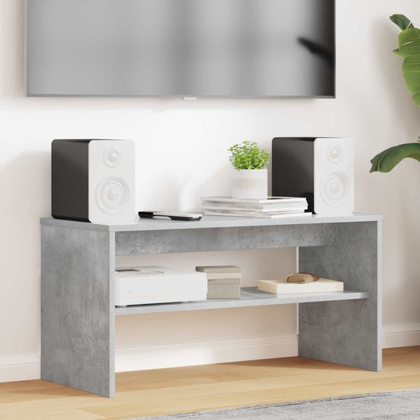 vidaXL TV skrinka Betónová šedá 80 x 35 x 40 cm Kompozitné drevo