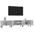 vidaXL TV skrinka biela 180x31,5x40 cm, drevená