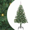 vidaXL Vianočný stromček Zelená 150 cm PVC