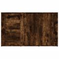 vidaXL Komoda dymový dub 100x33x59,5 cm spracované drevo