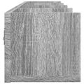 vidaXL Nástenné skrinky 2 ks sivé sonoma 80x35x36,5cm kompozitné drevo